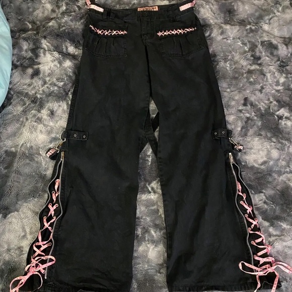PINK AND BLACK TRIPP NYC PANTS ISO!!🕷️💓 - Picture 3 of 10